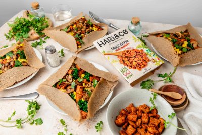 émincé végétal sauce barbecue HARi&CO galettes sarrasin crèpes