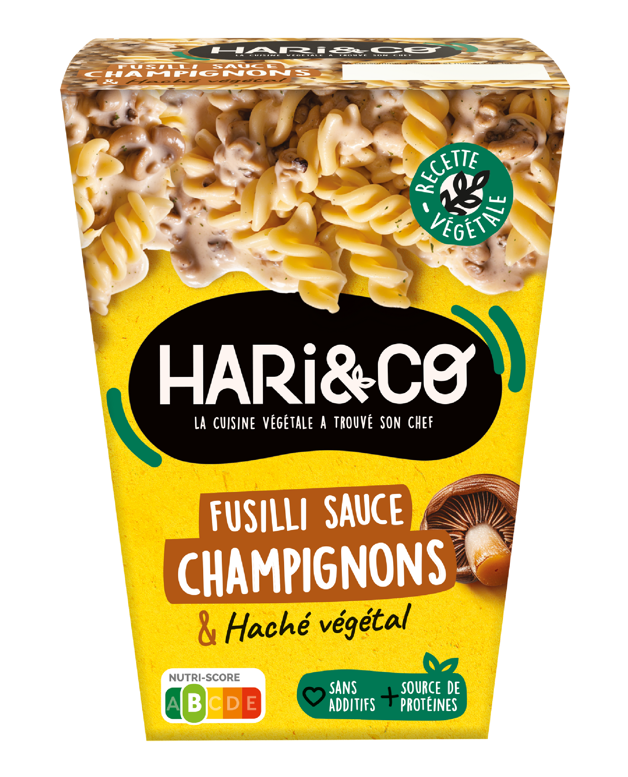 Fusili sauce champignons