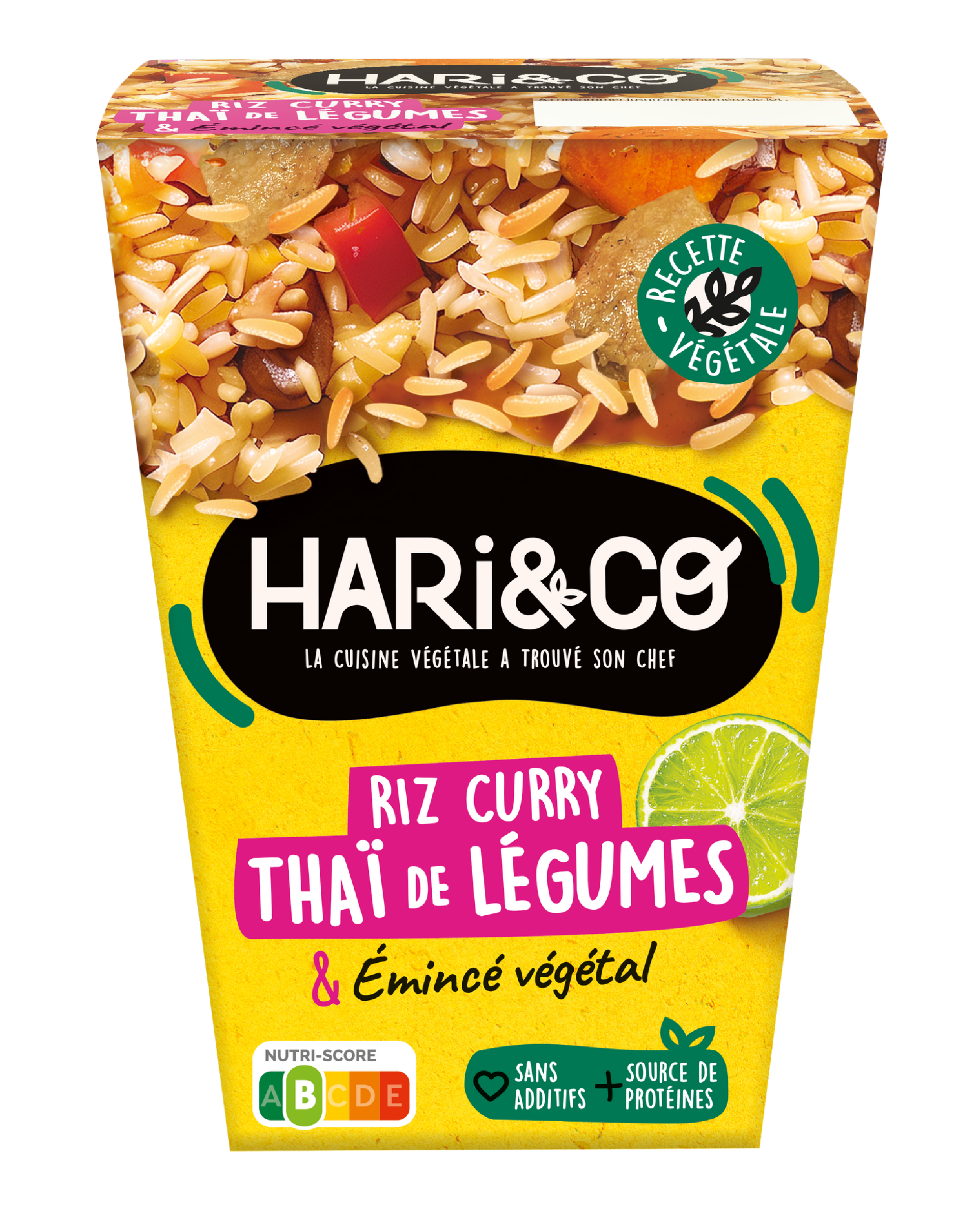 Riz curry thaï de légumes
