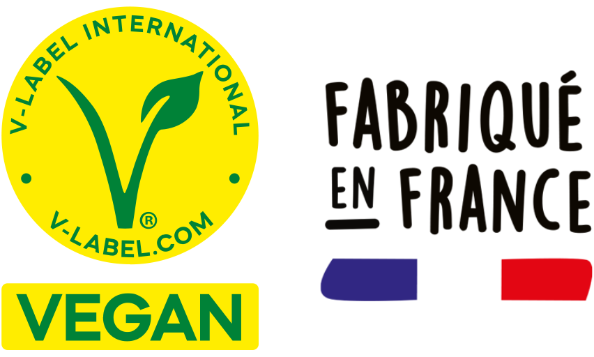 Label Vegan - Fabriqué en France