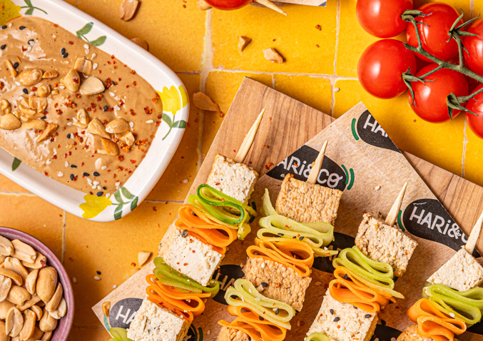 RECETTE : Brochettes de tofu
