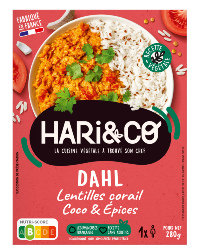 Dahl de lentilles corail Coco & épices