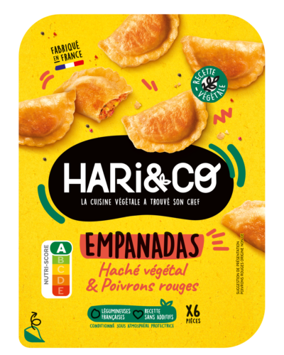Empanadas Haché végétal & poivon rouge