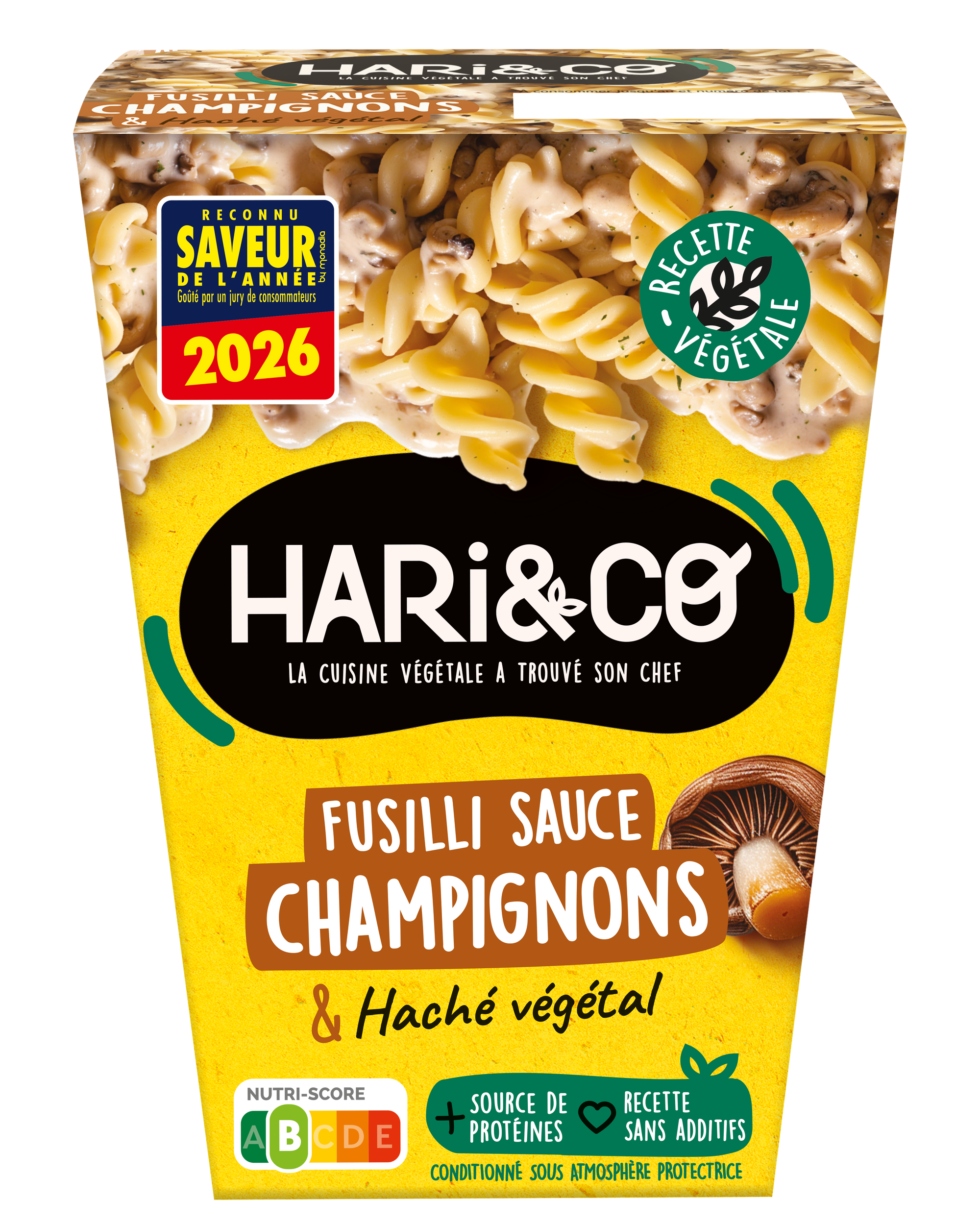 Fusili sauce champignons