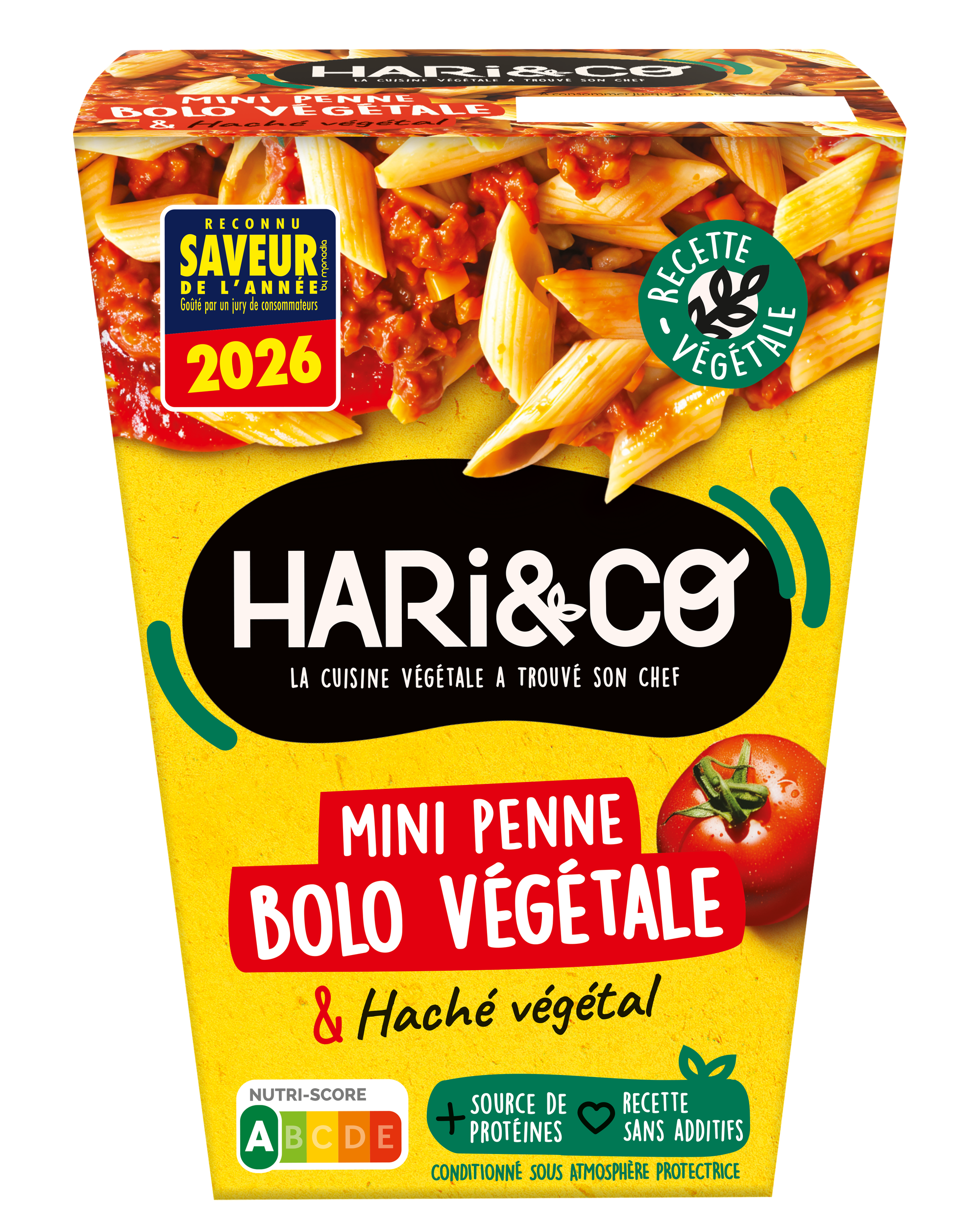 Mini penne bolo&rsquo; végétale