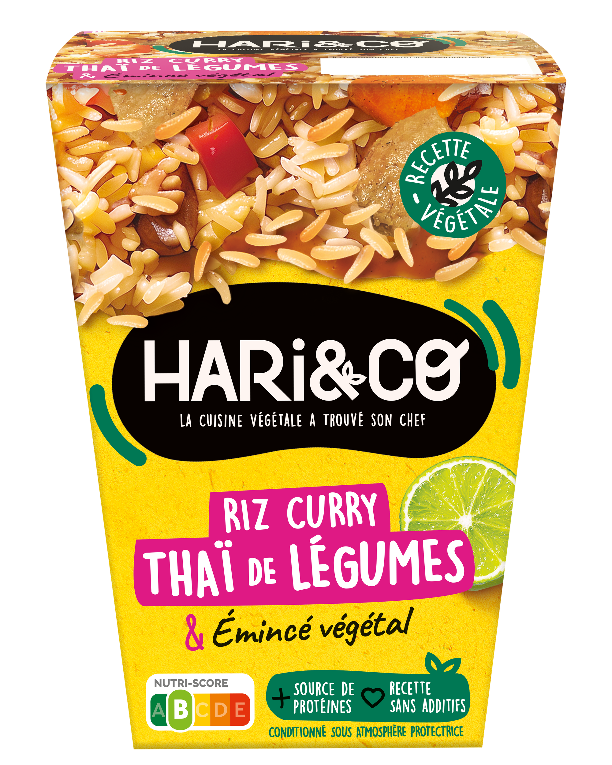 Riz curry thaï de légumes