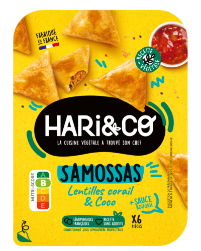 Samossas Lentilles corail & coco